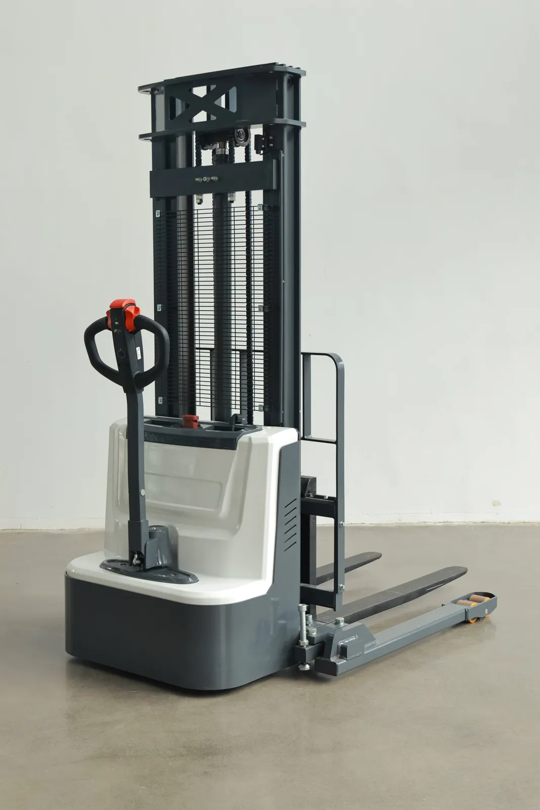 Electric Pallet Stacker Walkie Forklift Narrow Aisle photo 2