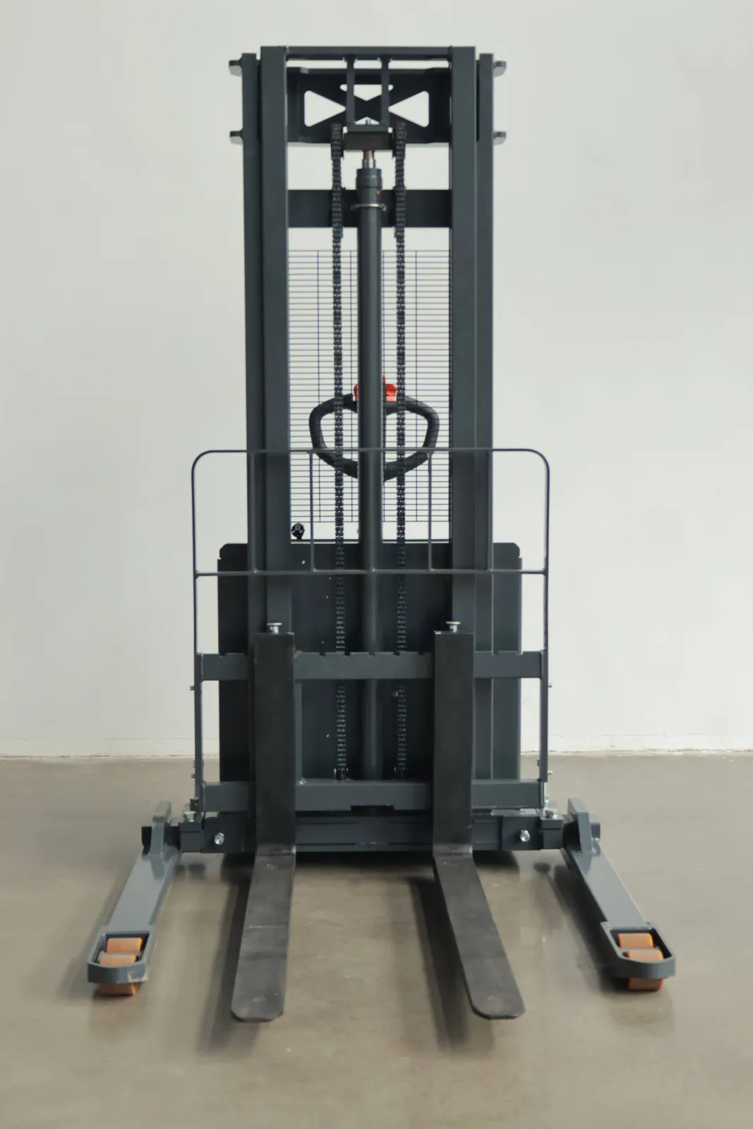 Electric Pallet Stacker Walkie Forklift Narrow Aisle photo 3