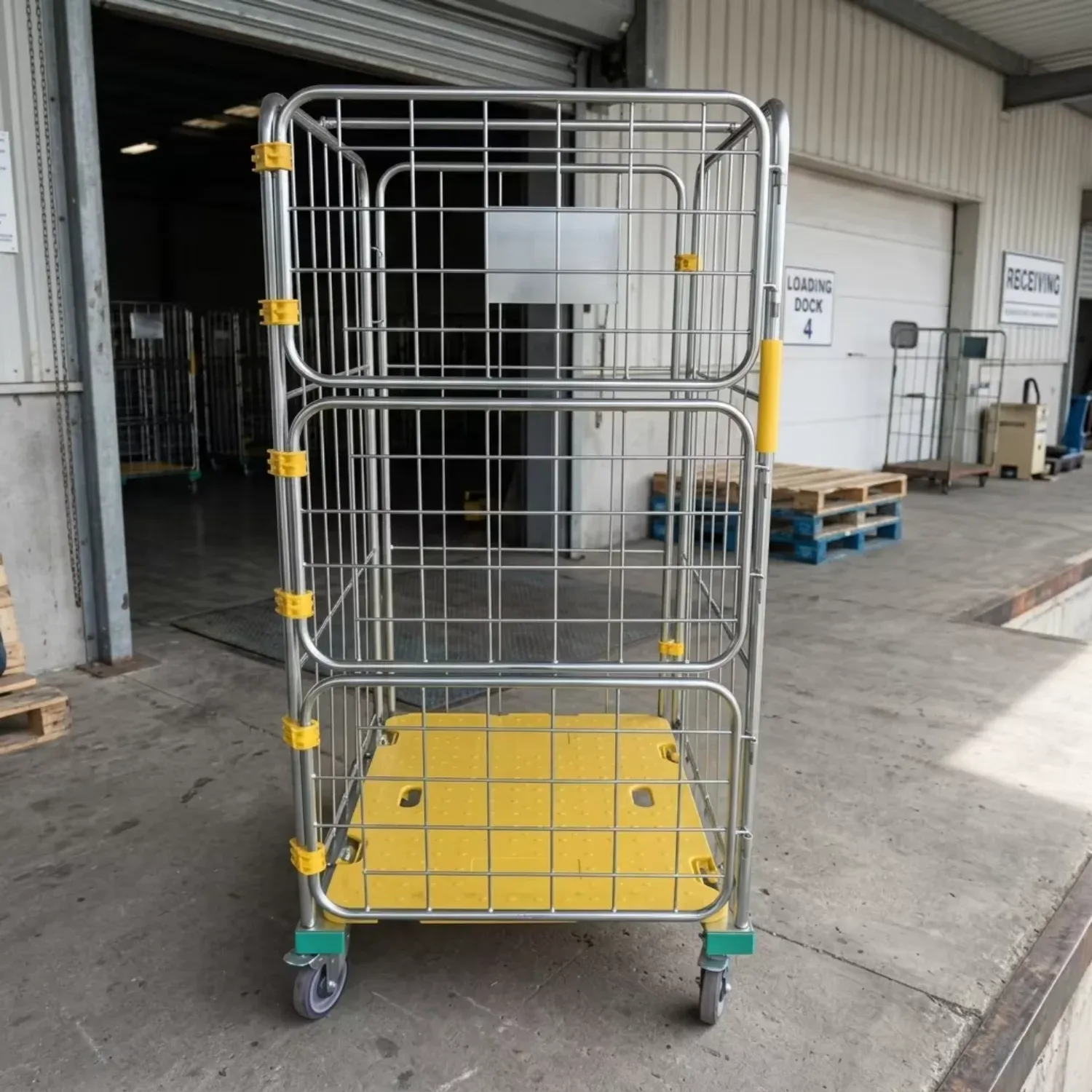 Metal Roll Cage Trolleys Roll Container Logistic Cart detail 1