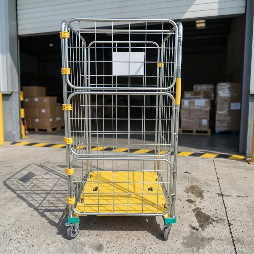 Metal Roll Cage Trolleys Roll Container Logistic Cart