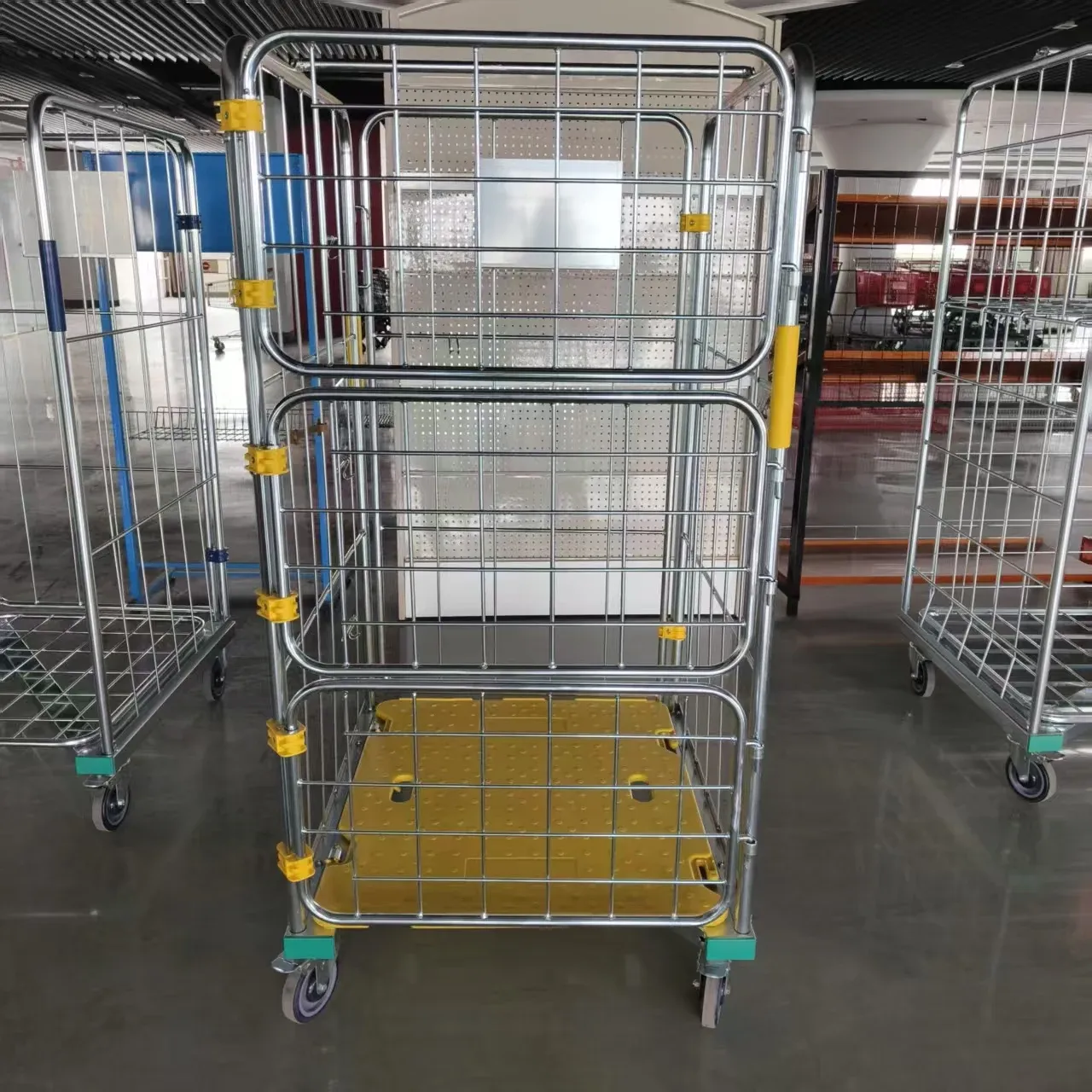 Metal Roll Cage Trolleys Roll Container Logistic Cart photo 2