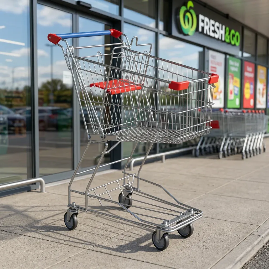 Asian Supermarket 60L Shopping Trolley