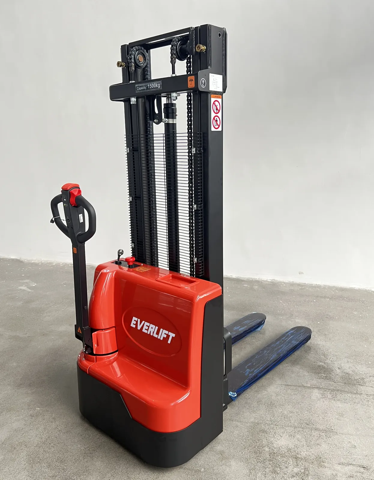 Powerful 3M 3.5M 4M Walkie Pallet Stacker Use for Warehouse 1200 kg photo 3