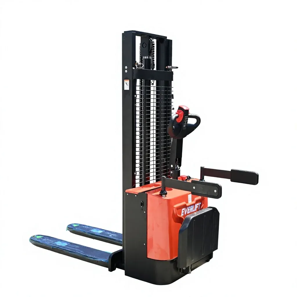 1Ton/1.5Ton/2Ton Electric Pallet Stacker 3m/3.5m/4m photo 1