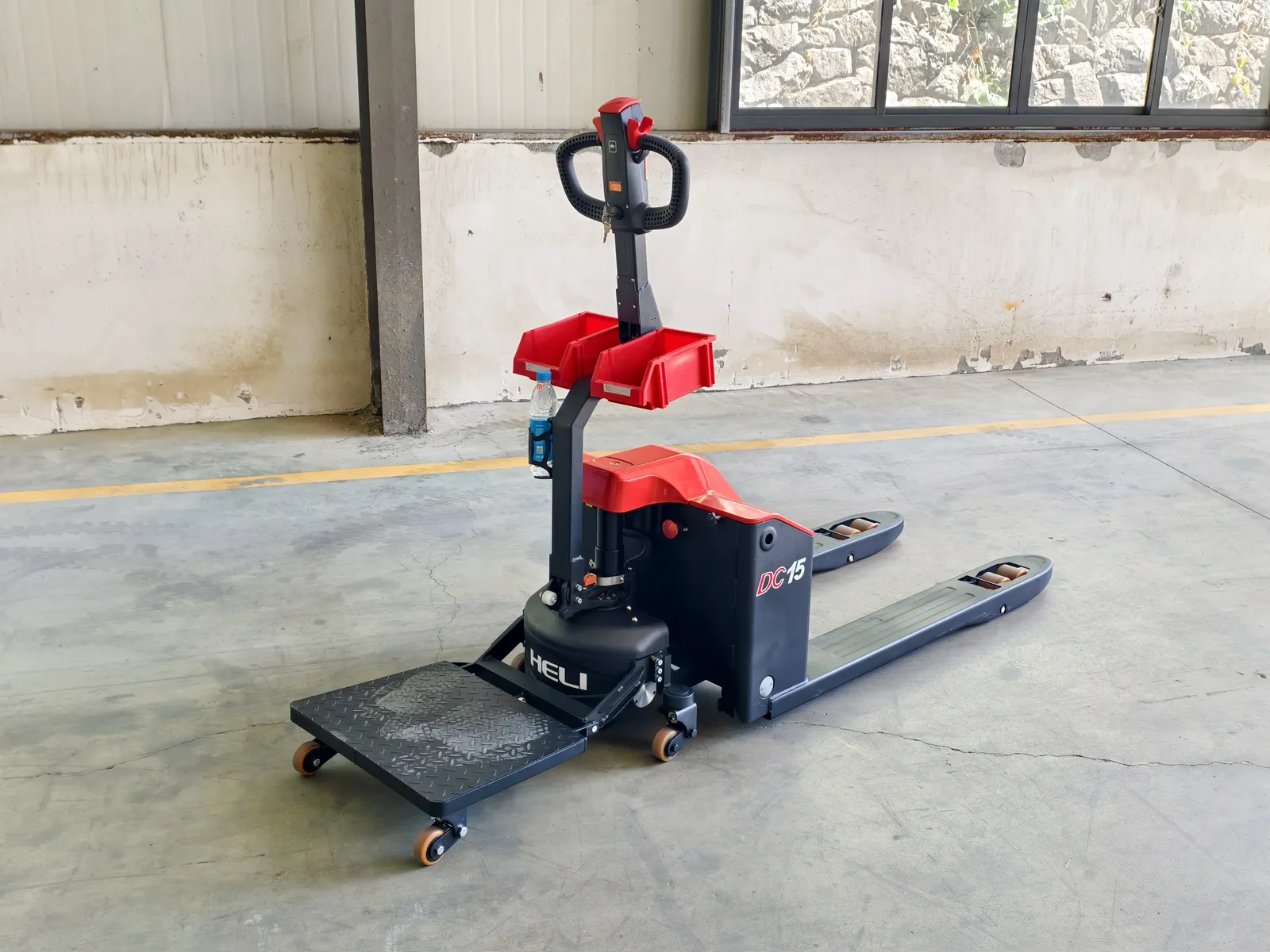 ELEP-15/20YLi Stand on Stainless Steel Lithium Electric Pallet Truck detail 11