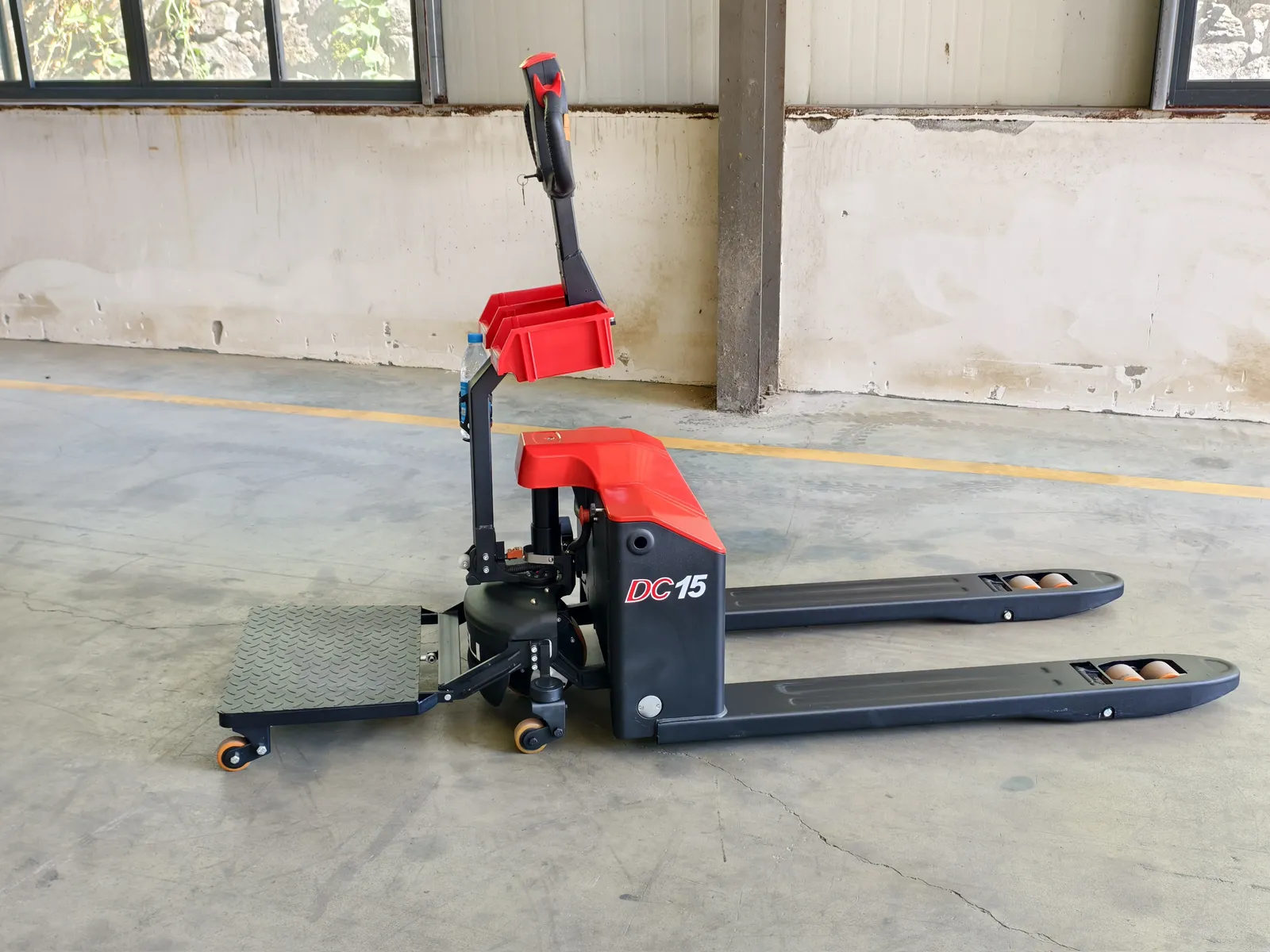 ELEP-15/20YLi Stand on Stainless Steel Lithium Electric Pallet Truck detail 12