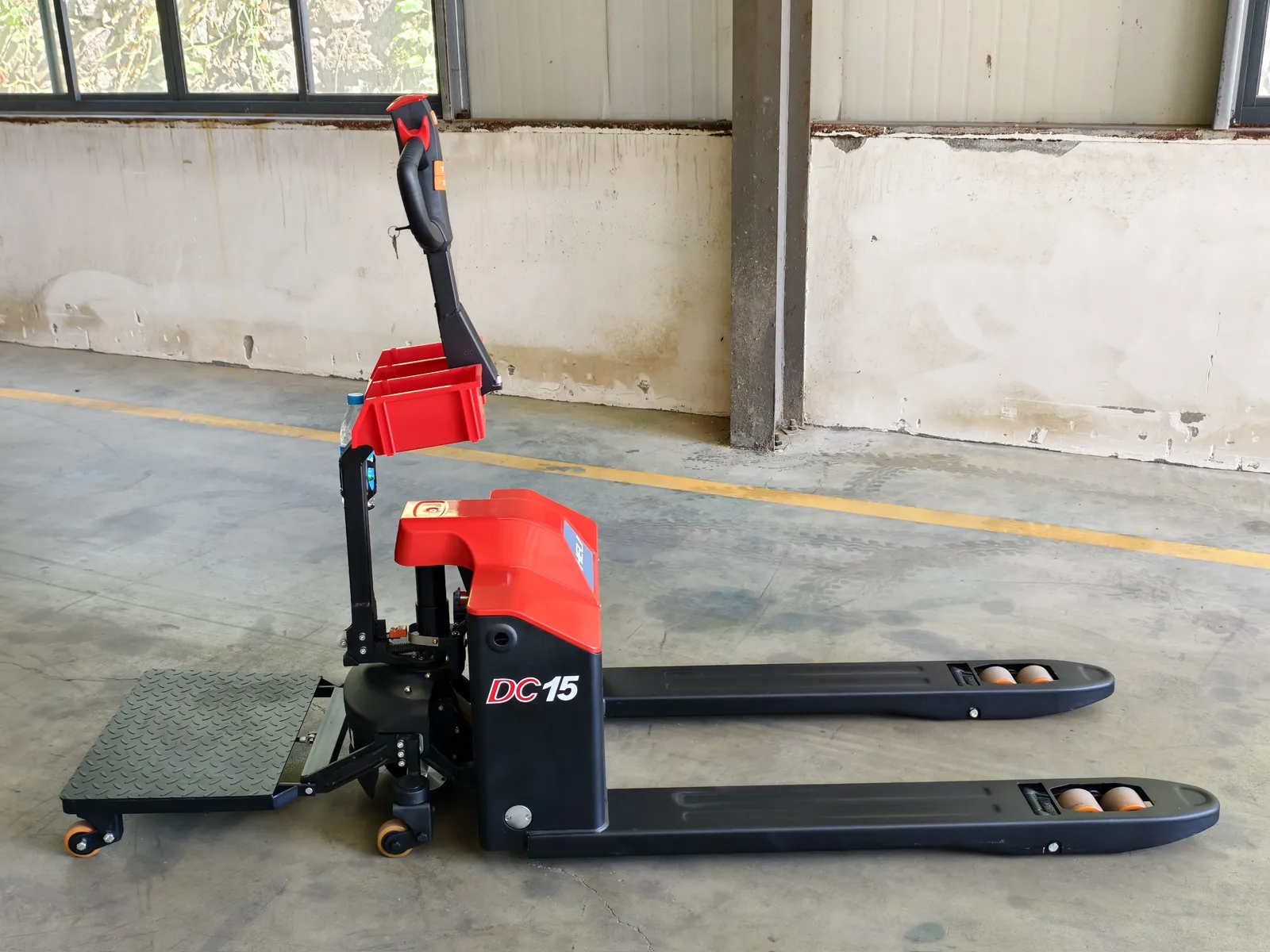 ELEP-15/20YLi Stand on Stainless Steel Lithium Electric Pallet Truck detail 9