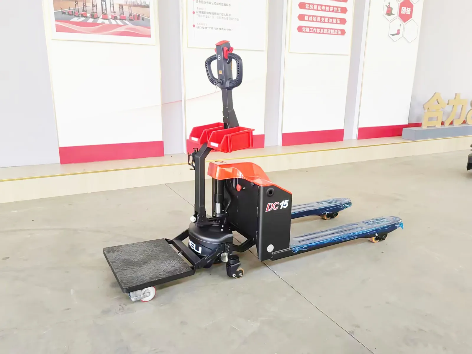 ELEP-15/20YLi Stand on Stainless Steel Lithium Electric Pallet Truck photo 5