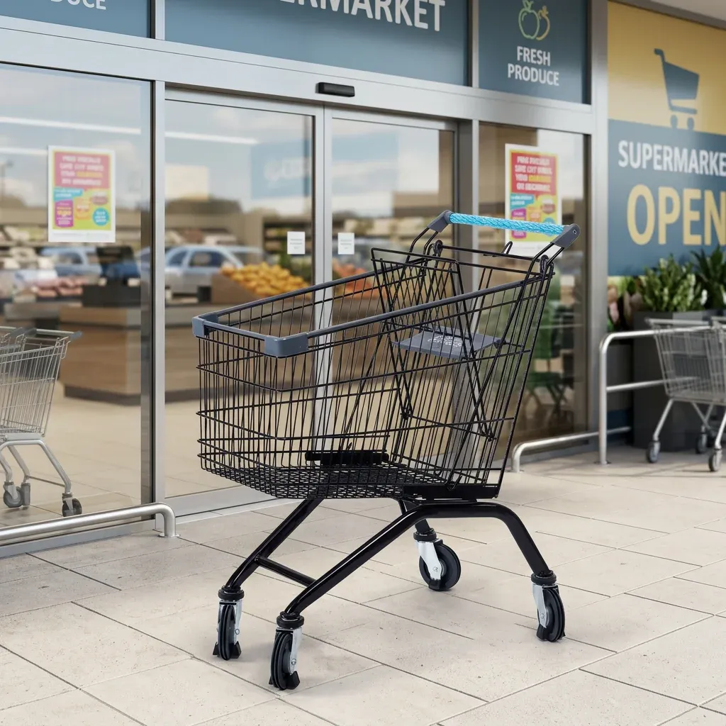 100L European Style Shopping Trolley