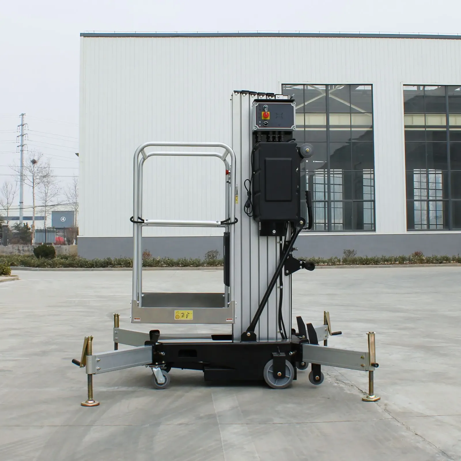 Design AWP10-1000 6M 8M 12M Mobile Aluminium Work Platform detail 6