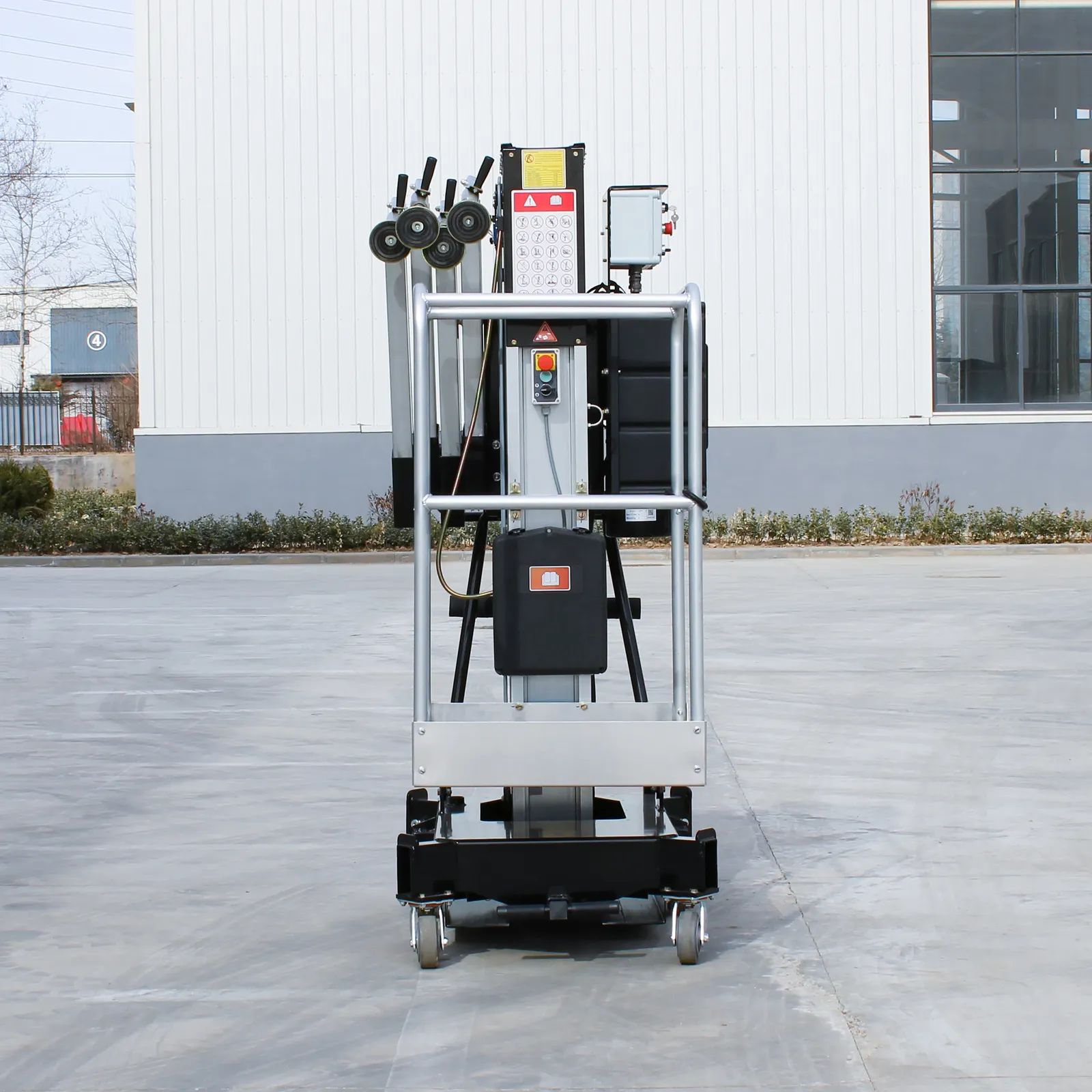 AWP 6M 8M 12M Mobile Aluminium Work Platform Tilt Towing photo 2