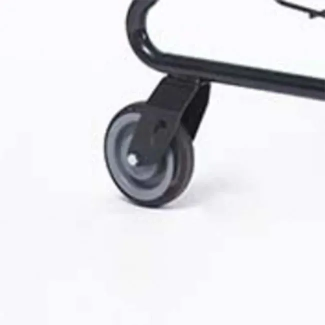 American Style Platform Mesh Zinc Plated Aluminium Shopping Trolley (LPT-86714) photo 3