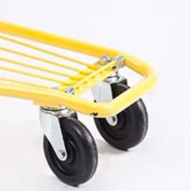 European Style Unfolding 4-Wheel Steel Wheeled Plastic Hand Trolley (LPT-03134) photo 2
