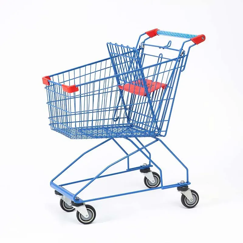 Asian Style Shopping Trolley with Metal & PP Materials detail 1