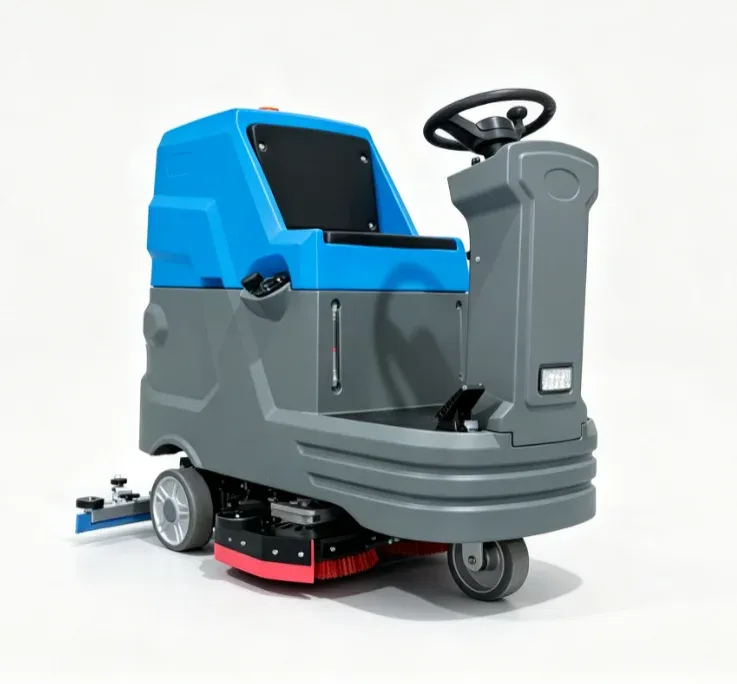 Dual-brush XD85S Ride-on Electric Floor Scrubber Dryer photo 1