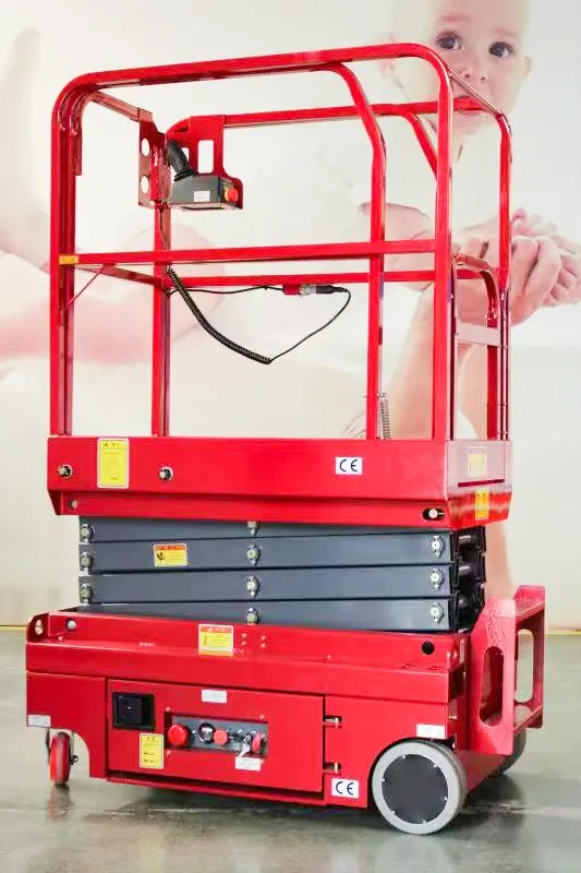 300 kg Lithium Battery Electric Scissor Lift 3m 3.9m 4.8m photo 3