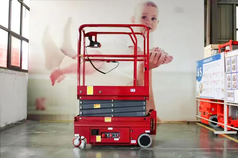 300 kg Lithium Battery Electric Scissor Lift 3m 3.9m 4.8m photo 5