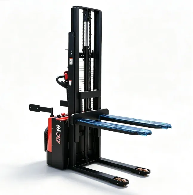 ELES 16F/20F Stand on Type Electric Pallet Stacker 1.5t 2t photo 1