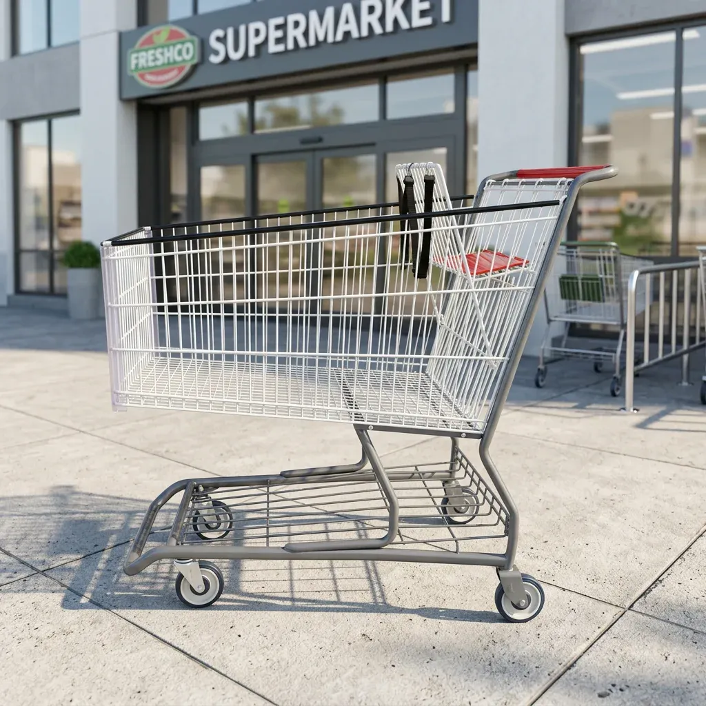 Convenience Store Grocery American Style 250L Shopping Trolley