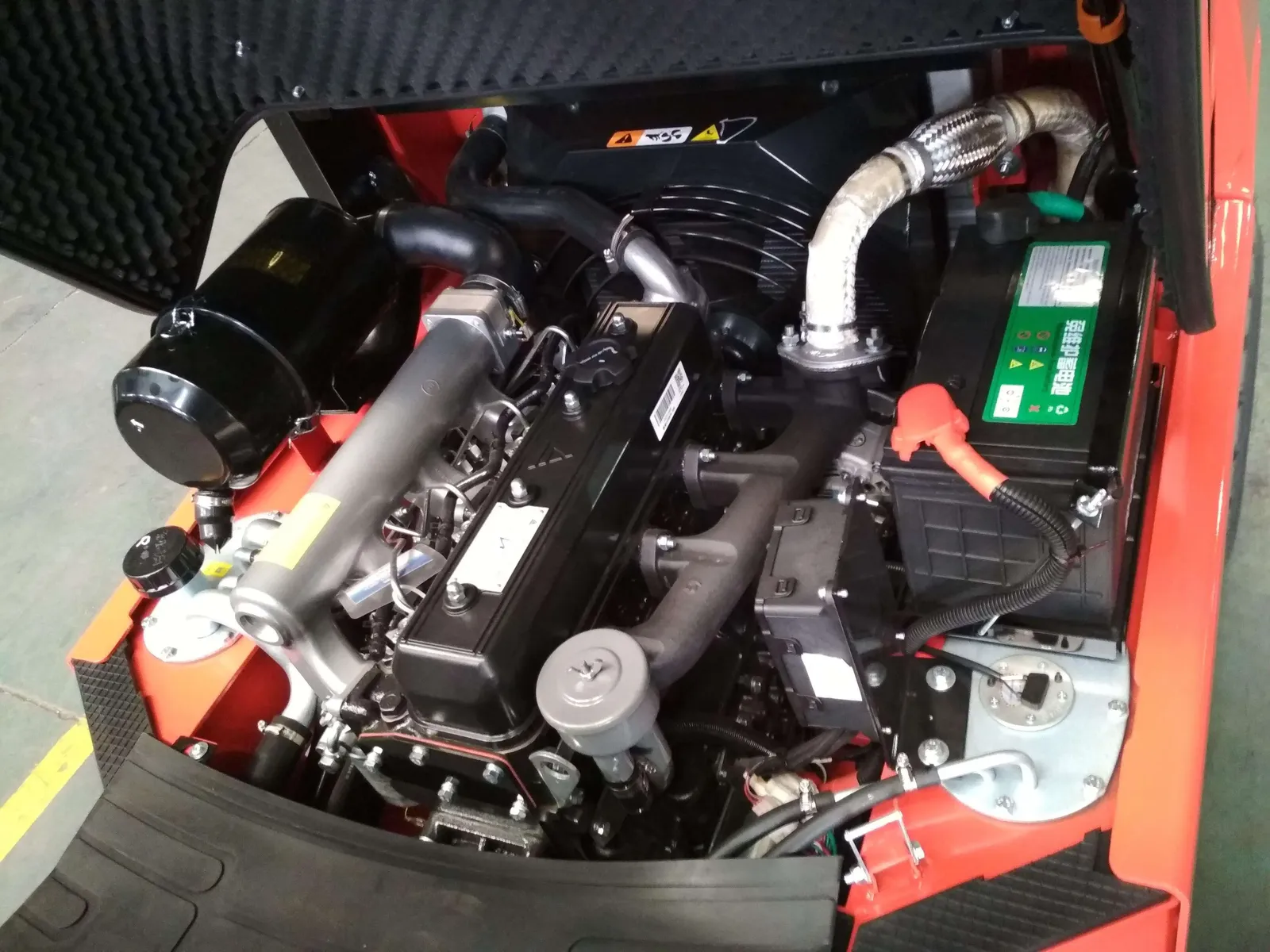 Gas Forklift 3Ton LPG & Gasoline Dual-fuel Forklift Truck detail 13