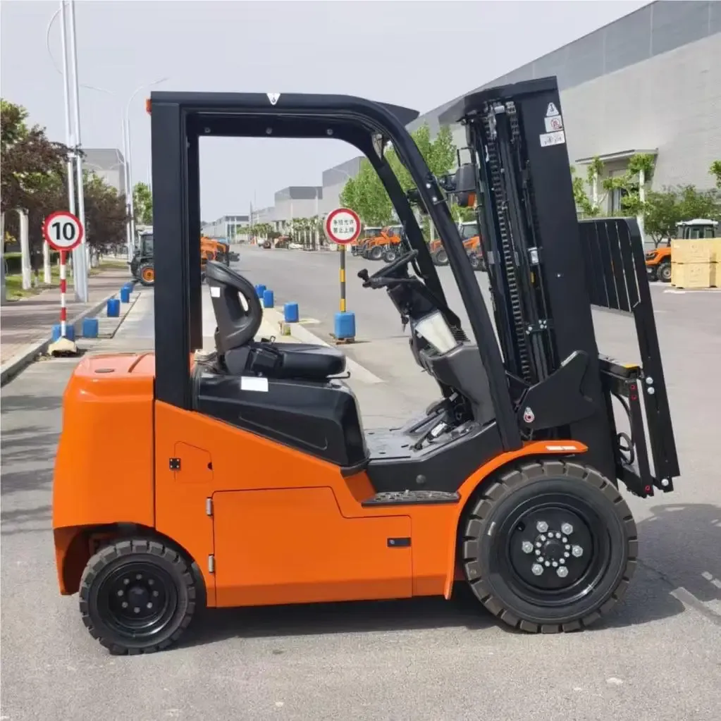 3 Ton 5 Ton Electric Forklift Truck 4 Wheel Battery photo 6