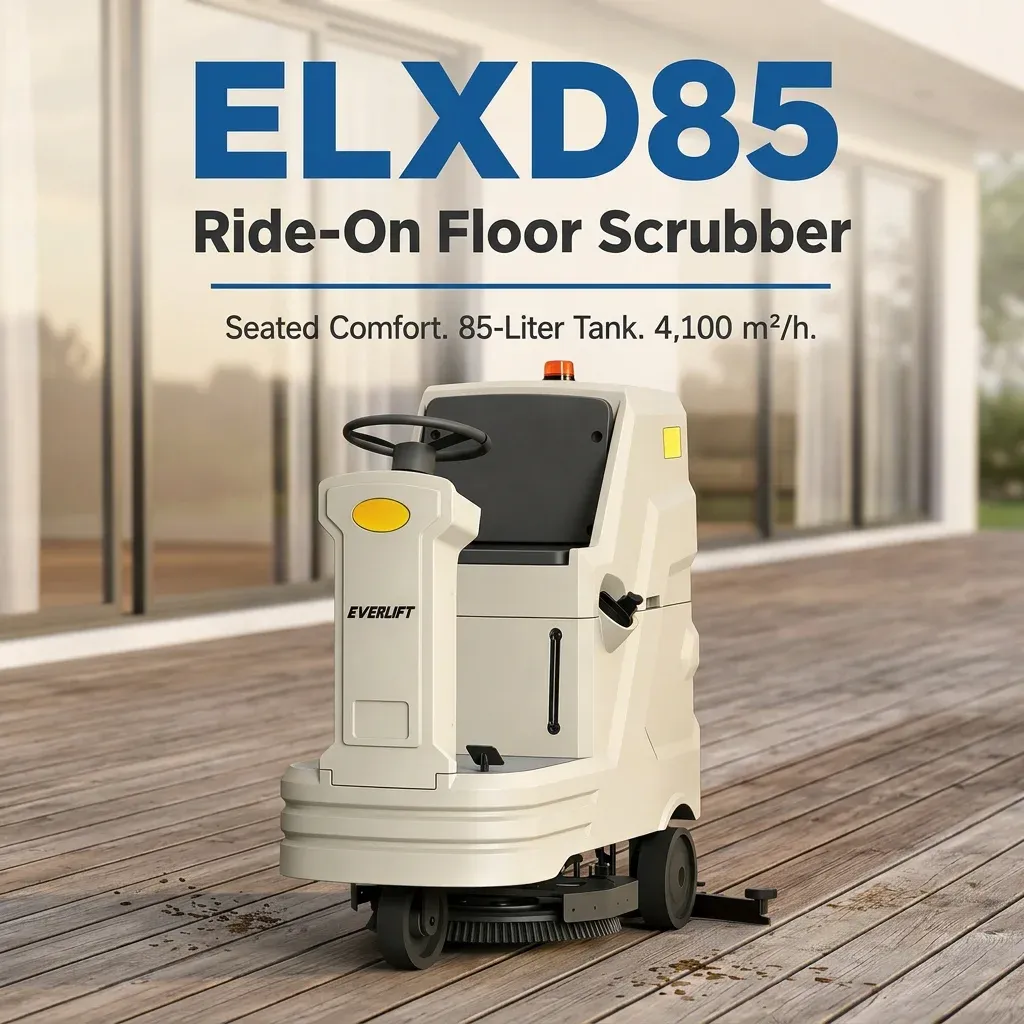 Ultra-thin Ride-On Industrial Ultrasonic Cleaner photo 1