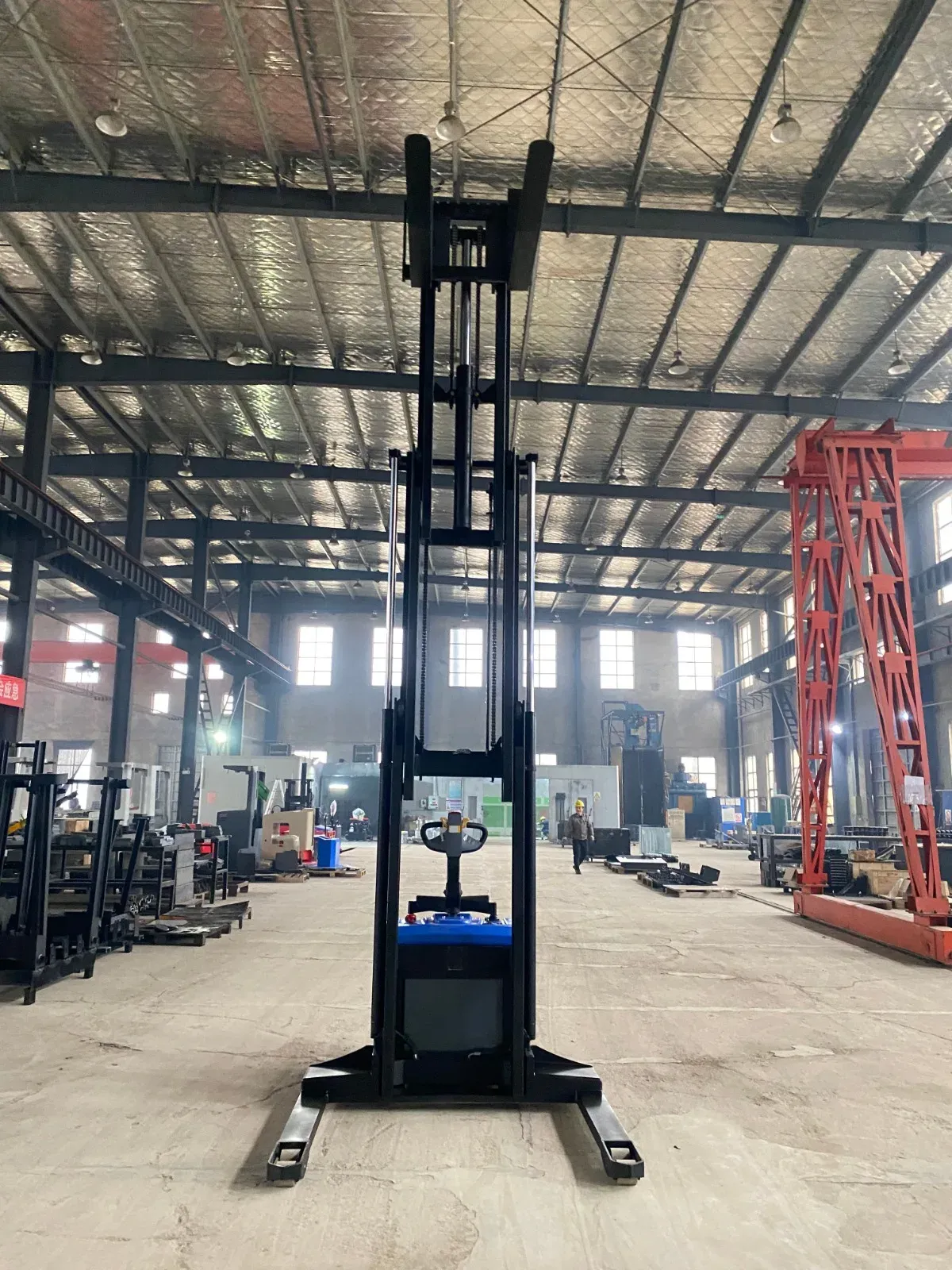 3 Ton Fully Electric Forklift Stacker Straddle Leg Type 3000 kg photo 4