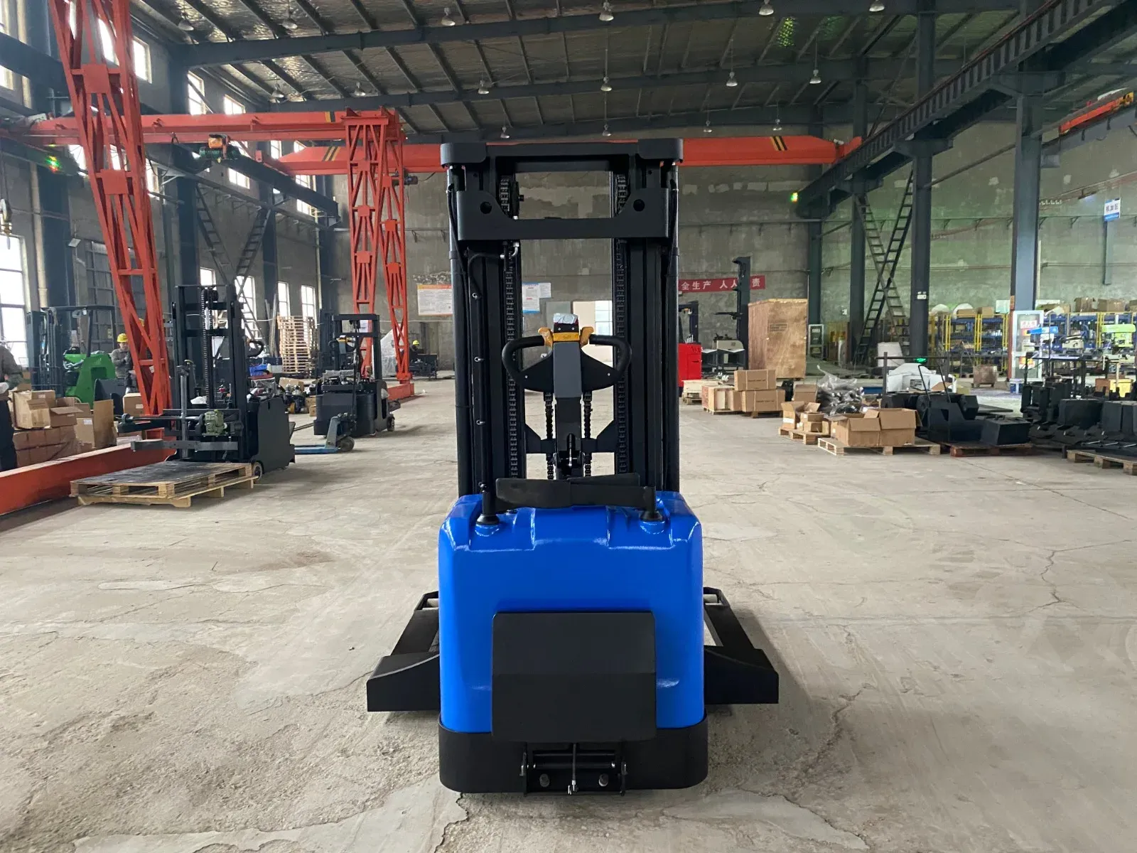 3 Ton Fully Electric Forklift Stacker Straddle Leg Type 3000 kg photo 6