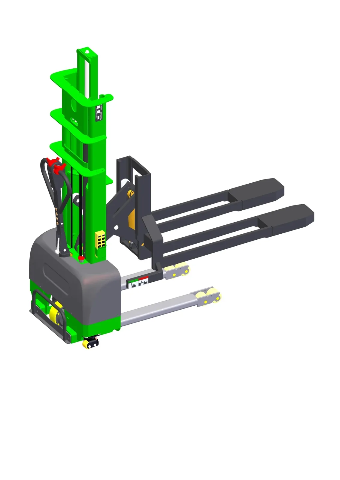Electric Scissor Lift Pallet Stacker 1.5t detail 4