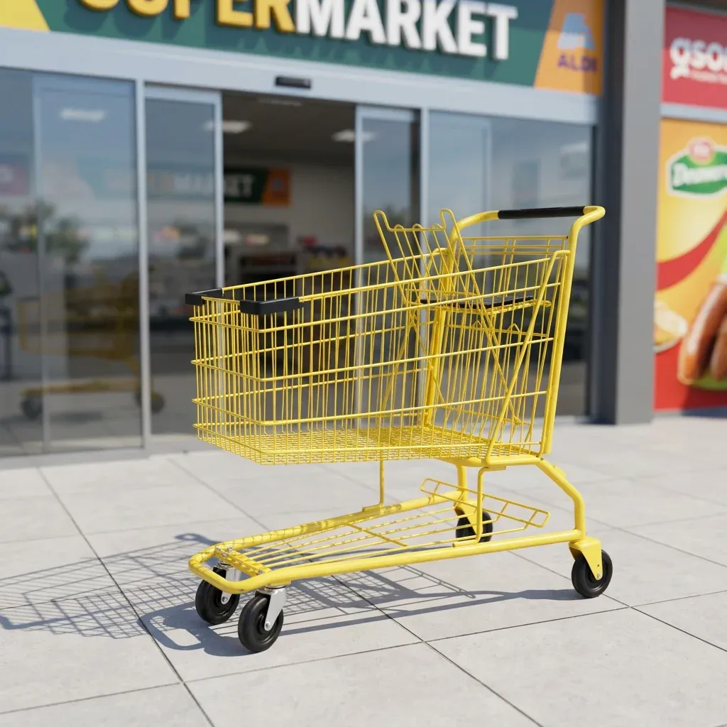 American 150L Shopping Trolley