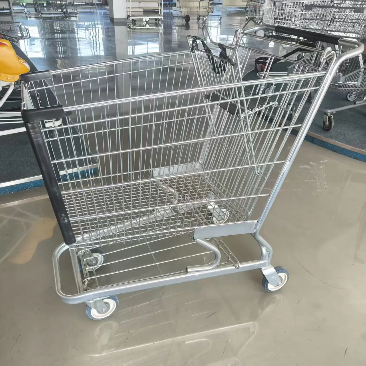 180L Heavy Duty American Style Shopping Trolley for Big photo 2