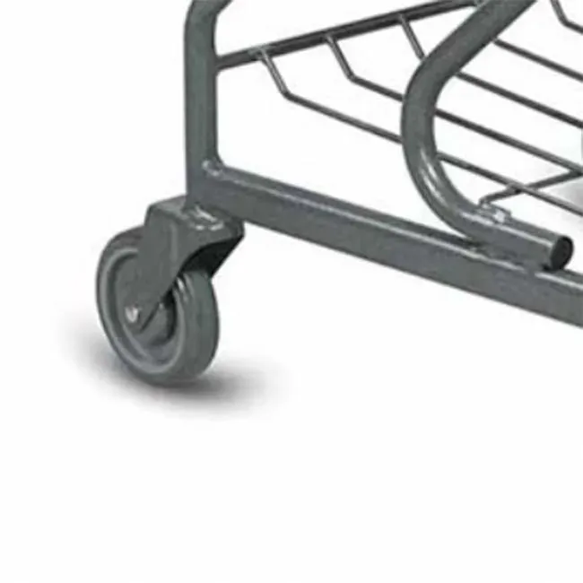 160L American Style Supermarket Large Space Solid Metal Shopping Trolley photo 5