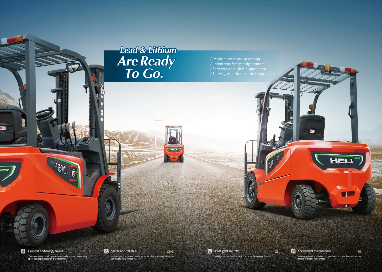 H4 Series Electric Forklift 2-3.5 Ton detail 3