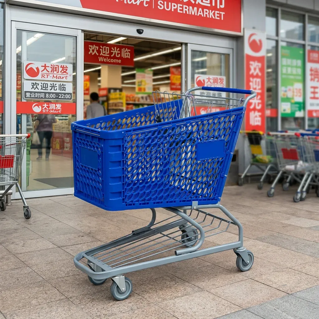 Plastic Trolley 120L