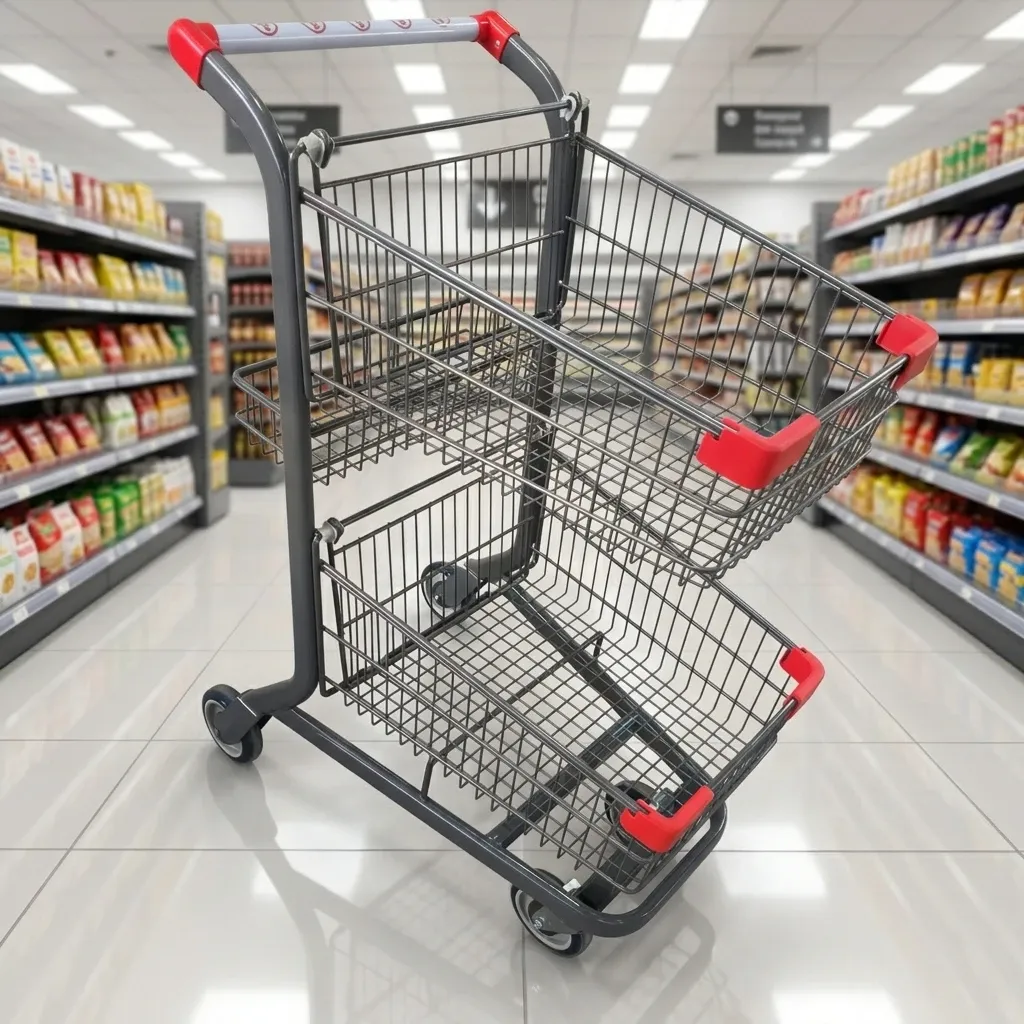 Double Decker Shopping Trolleys (LPT-38885) photo 4