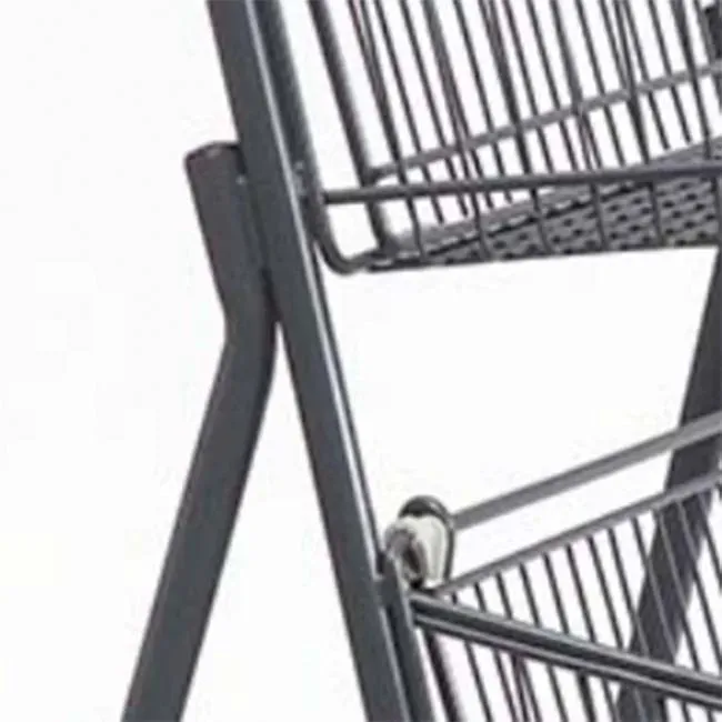 Supermarket Shopping Trolley with Double Basket Feature photo 4