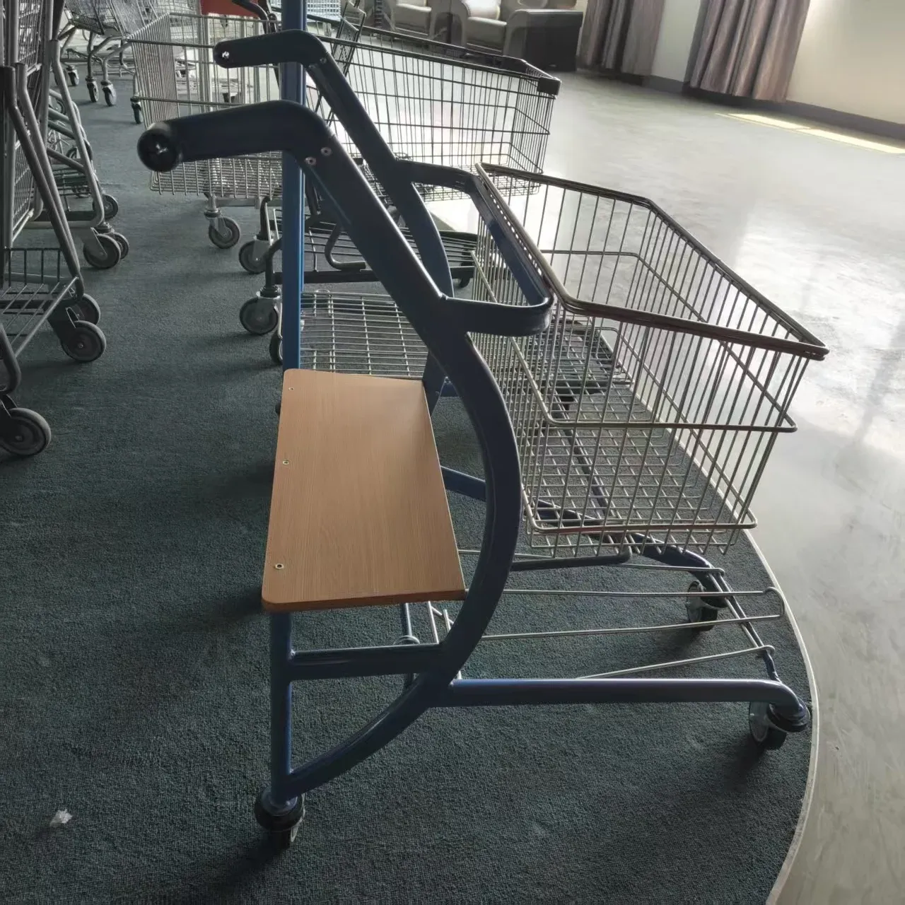 Hand Trolley for Children 6 Mesh Structure Unfolding detail 4