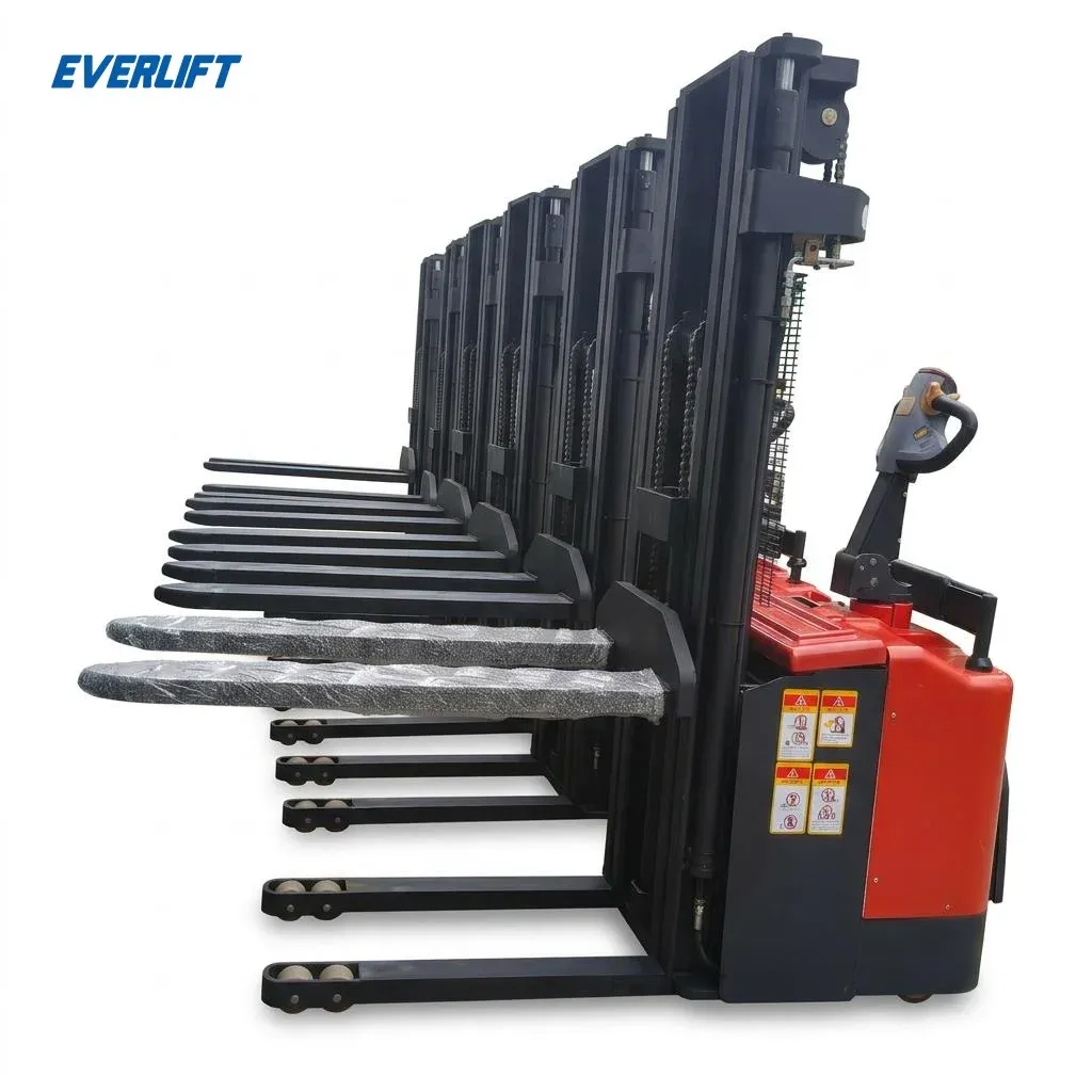 2000 kg Electric Stand-on Stacker 48V/100Ah 3000mm Lift photo 1