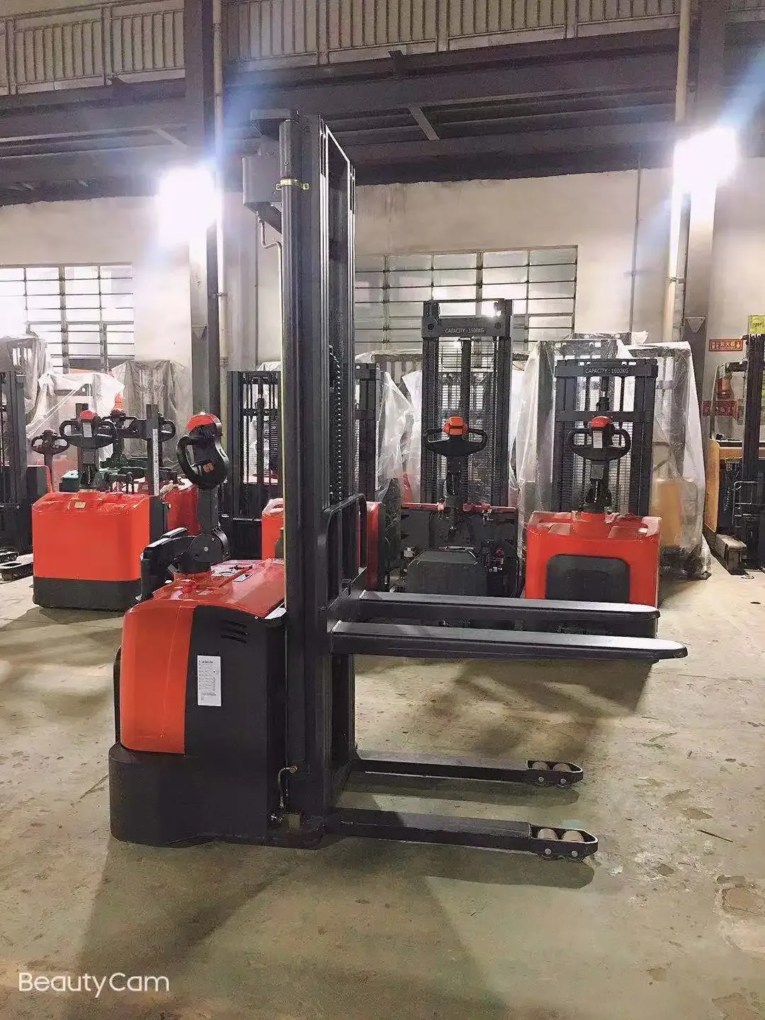 Lithium Battery Walkie Electric Stacker Forklift 2Ton photo 3