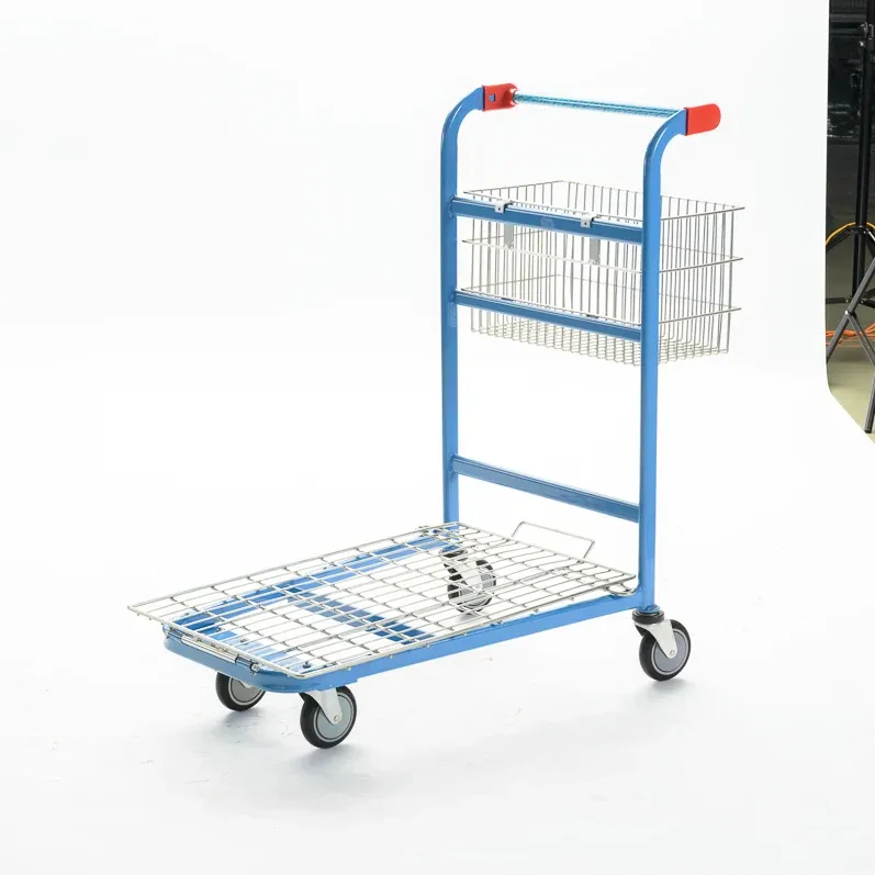 Heavy-Duty Wire Basket Picking Cart (LPT-42626) detail 2