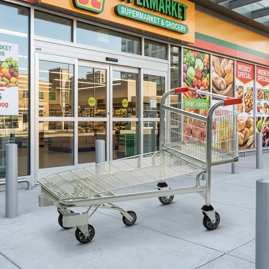 Logistic Warehouse Trolley with 500 kg photo 4