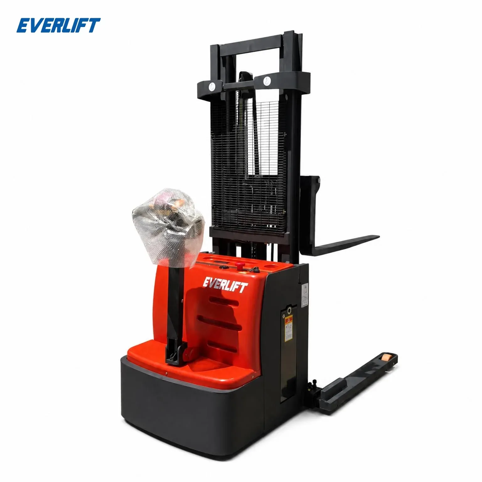 2 Ton 3-Stage Mast Electric Forklift Stacker High Lift photo 1