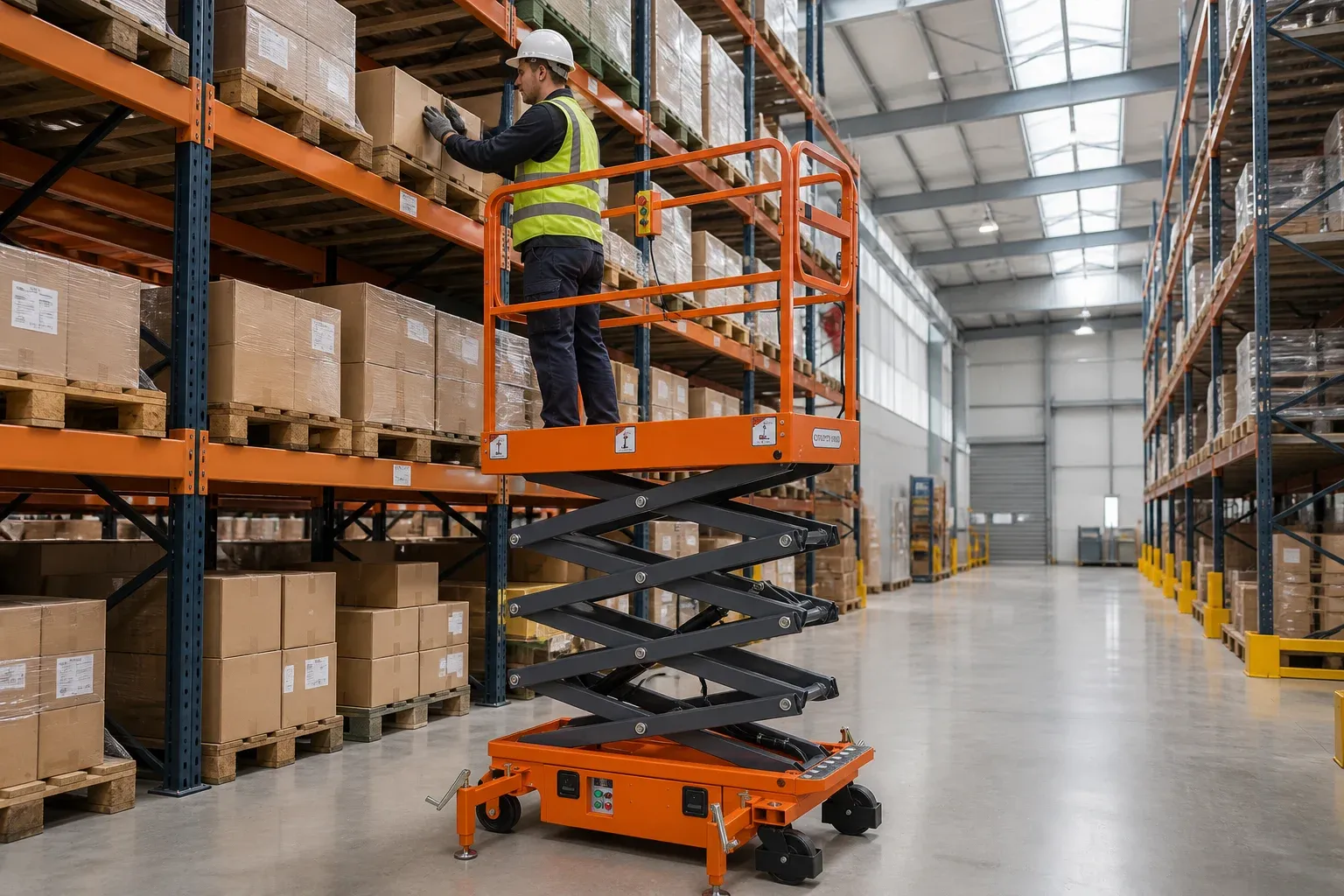 SJY0.3-3.9 Mobile Scissor Lift 300 kg photo 6