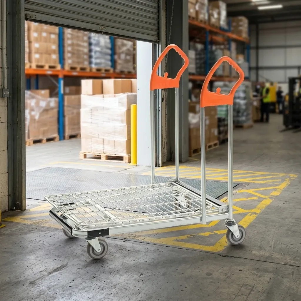 Supermarket Industrial Logistic Hand Push Trolley (LPT-79027)