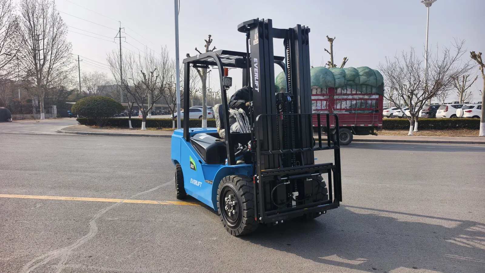 FB35 3.5 Ton Lithium Electric Forklift 80V AC photo 4