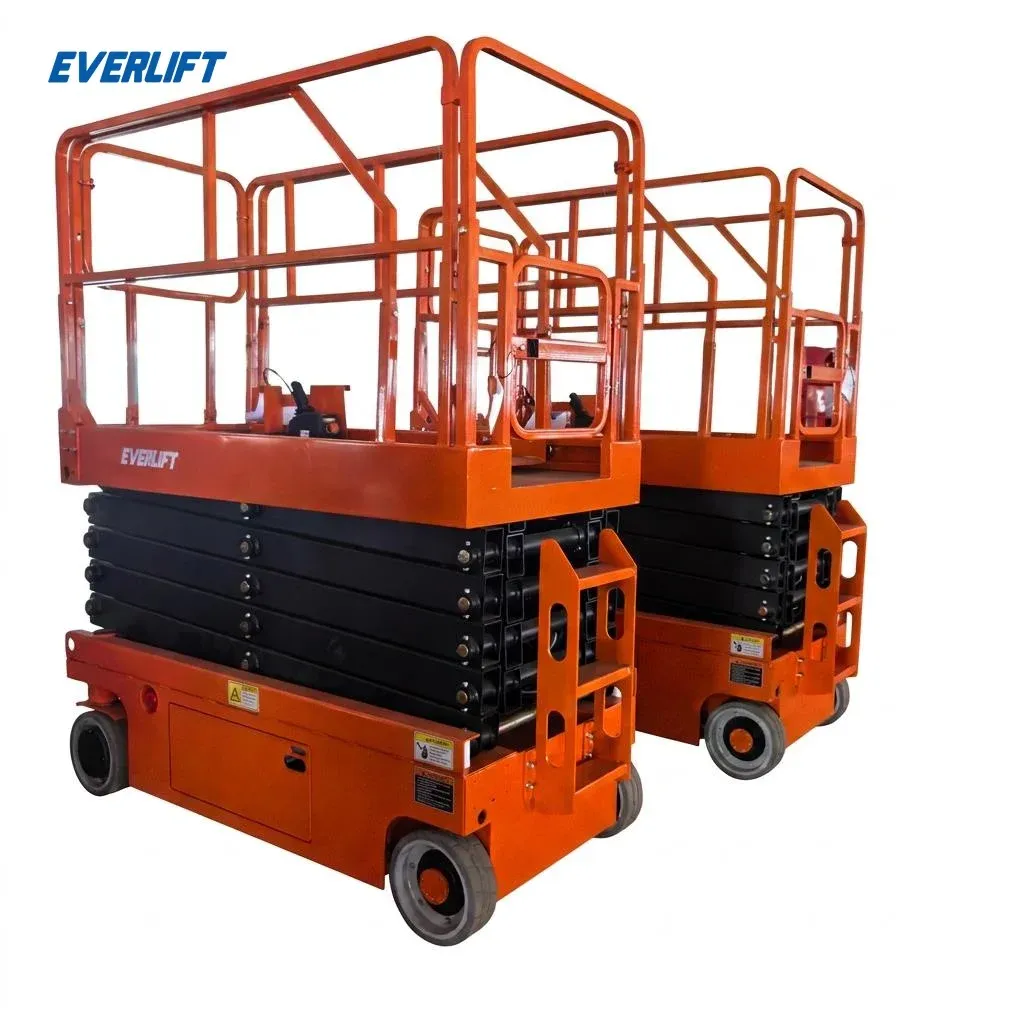 Self Propelled Scissor Lift 6m Electric Battery Aerial photo 1