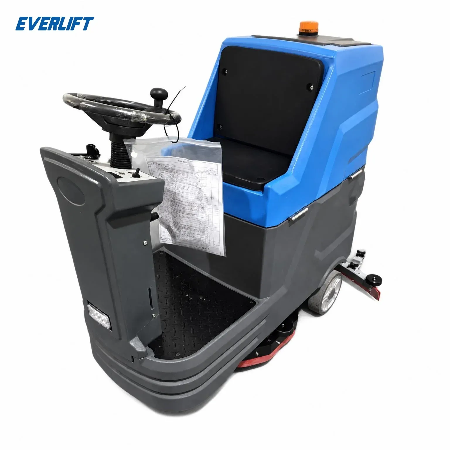 Industrial Floor Scrubber Machine Ride on 4100m²/h 90L