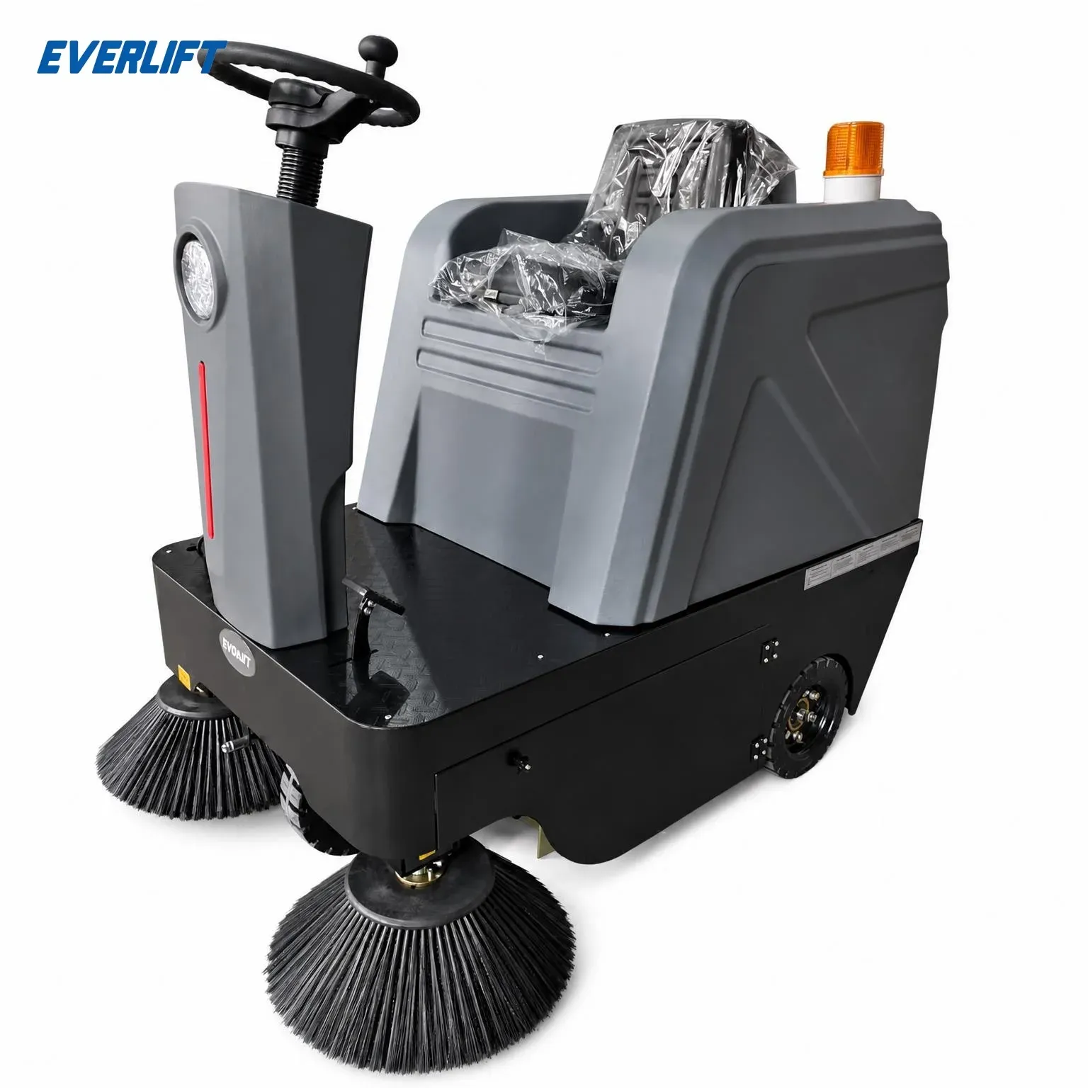 Electric Road Sweeper 1250mm Ride on Floor Sweeper photo 1