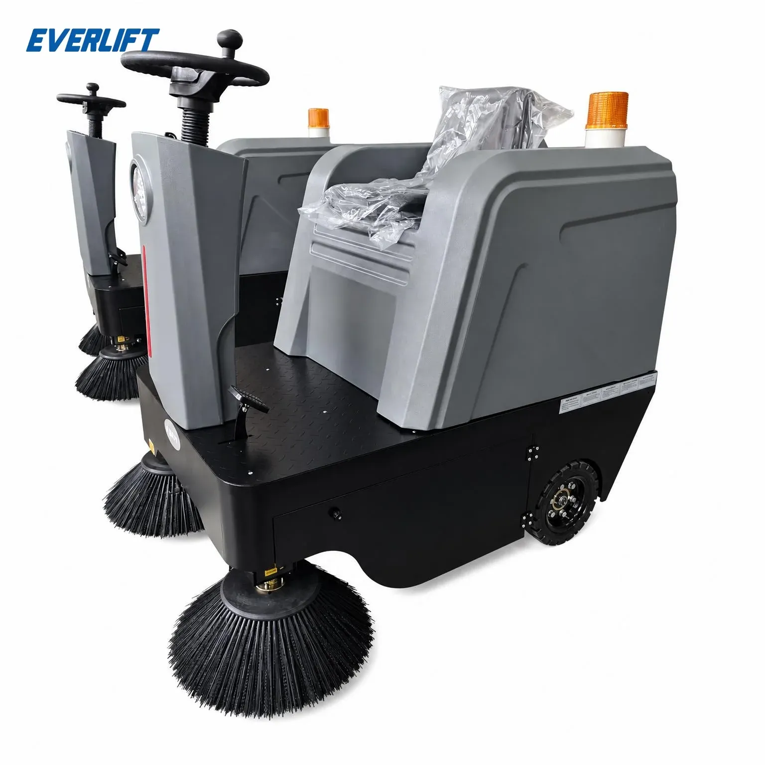 Industrial Floor Sweeper Electric 1250mm 6000m²/h Ride photo 1