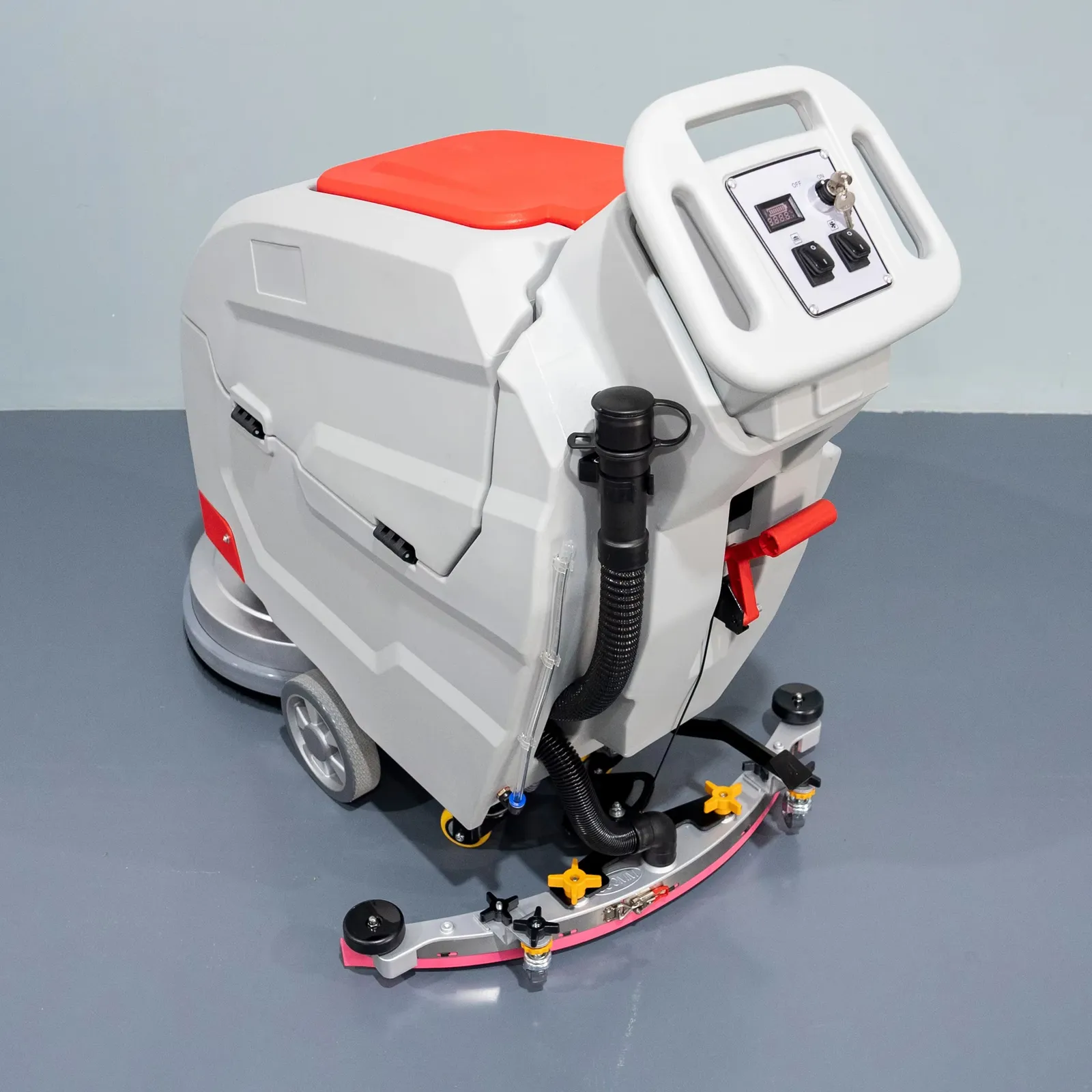 High Efficiency Walk Behind Floor Sweeper Manual Push photo 1